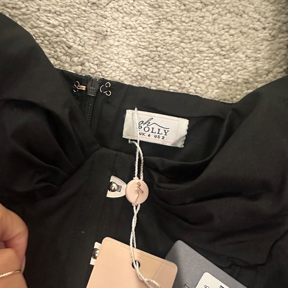 Oh Polly mini black dress - Picture 3 of 4